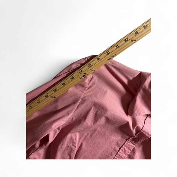 Zara Women's Pink Button Down Long Sleeve Shirt Size XL - Picture 8 of 8